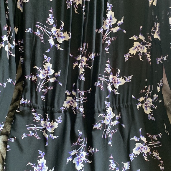 Rebecca Taylor 💯 Silk Lined Flower Print Belt Dress/Long Shirt New NeverUsed